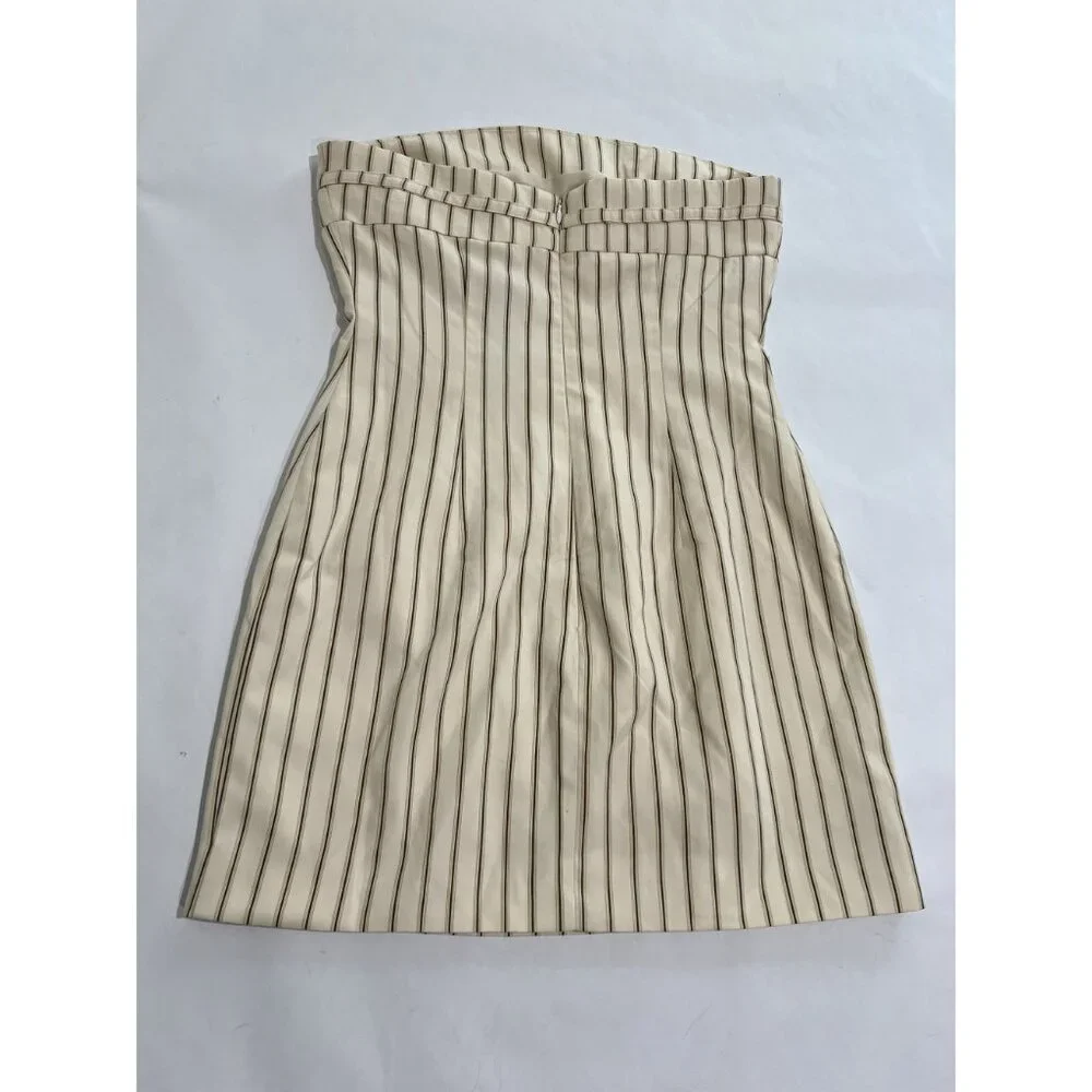 Lioness Club Lioness Mini Dress in Cream Stripe - Picture 4 of 5